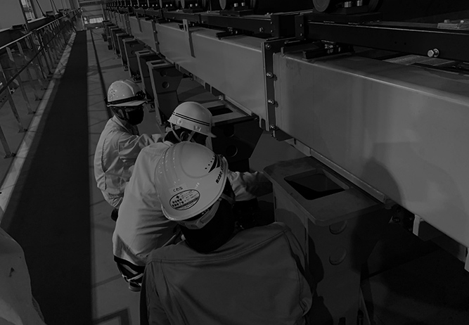 機械据付工事